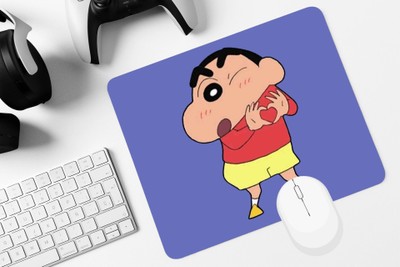Eshaaver Cute Shinchan Mouse pad for Laptop computer Anti skid Gaming table mat mousepad Non Slip Base Mousepad(Multicolor 6)