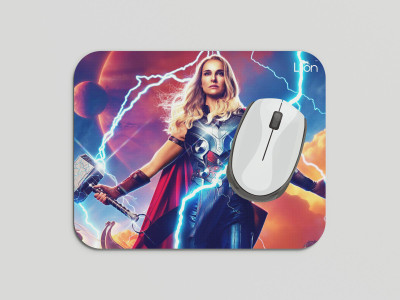 leeon L-MP1-258-jane-foster-thor-love-and-thunder-poster Non Slip Base Mousepad(Multicolor)