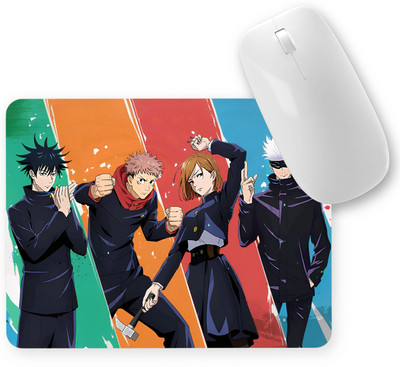 Aniithing Anime Printed Gaming Mouse Pad, Non-Slip Rubber Base for Computer, Laptop Mousepad(Multicolor)