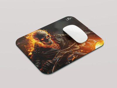 leeon L-MP1-1-250-ghost-rider-marvel-superhero L2 Non Slip Base Mousepad(Multicolor)