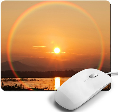 Printile MOUSE PAD00 0.28 Non Slip Base Mousepad(Yellow)