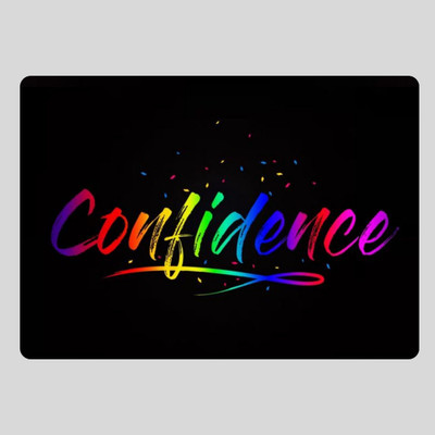 KAALPANIK MP-Confidence-01 Non Slip Base Mousepad(Multicolor)