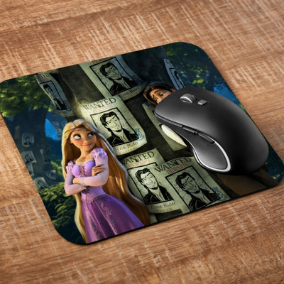 Printile MOUSE PAD 0.147 Non Slip Base Mousepad(Pink&Green&Black)