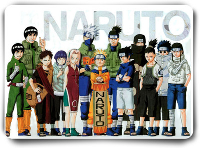 Replix Anime Mouse Pad (9 inch x 7 inch) - Computer Naruto - 3 Printed Mousepad Non Slip Base Mousepad(Multicolor)