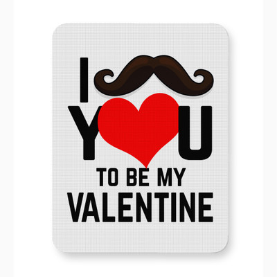ICARUSBOX Icarus Box I love you daddy to be my valentine Mouse Pad Mat Anti-Slip Rubber Mousepad(Multicolor)