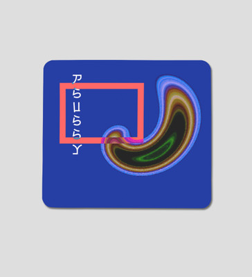 Rushaan Serene Swirl Printed Mousepads Suitable For Gaming, Computer, Laptop Mousepad(White)