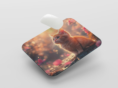 UNIARAWALAS Non-Slip Brain ,Cartoon Mousepad MP80 Non Slip Base Mousepad(Black)