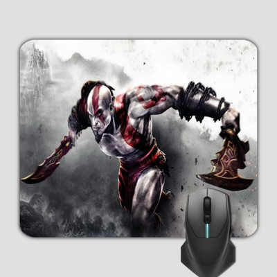GENX MousePad Game Print Design With Anti slip Base For Desktop,Laptop,Gaming Non Slip Base Mousepad(Grey)