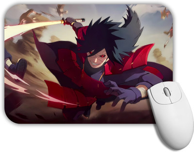 GROOFIEZ Madara Uchiha Mouse Pad Non-Slip Rubber Base for PC Laptop (9x7 inch) Non Slip Base Mousepad(Black)