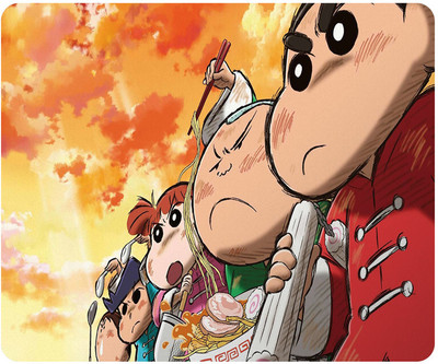 PrintingZone Compatible Print Shinchan Mouse Pad (8 inch X 7 inch) (MP-275) Mousepad(Black)