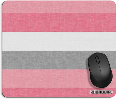 JugaaduStore N&C_1_32 Non Slip Base Mousepad(Pink)
