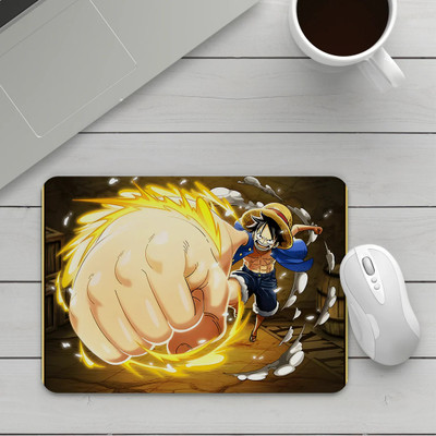 MITTRA Indiacraft Luffy Gear Printed Non Slip Base Dual Sided Mousepad(Multicolor)