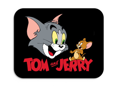 Ghuchadu Tom And Jerry Printed Mouse Pad For Computer / Laptop Non Slip Base Mousepad(A1)