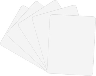 RSRCreations Set Of 5 Pc Sublimation Mousepad 9x7.5 in 3mm Non Slip Base Mousepad(White)