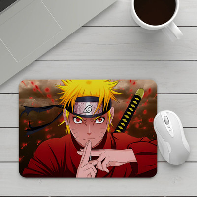 MITTRA Indiacraft Naruto Uzumaki Printed Non Slip Base Mousepad(Multicolor)