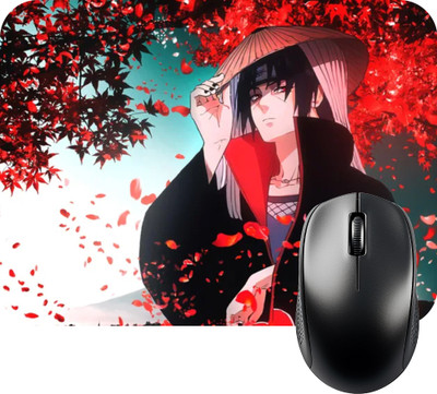 FINIXSTORE Anime Printed Mouse Pad (9 inch x 7 inch) - Itachi Uchiha - 1 Printed Non Slip Base Mousepad(Multicolor)