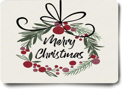 ASvik Creation Merry Christmas MP-05 Gaming Mouse Pad for Gamers, Office, PC, Laptop 23x19 cm Non Slip Base Mousepad(Multicolor)