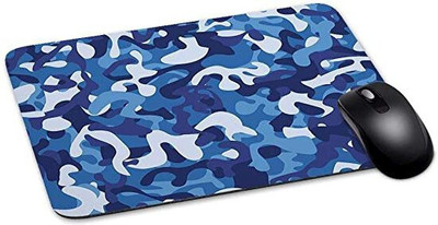 BHS BROTHERS BLUE COLOURFUL mouse pad for laptop and computer Non Slip Base Mousepad(Multicolor)