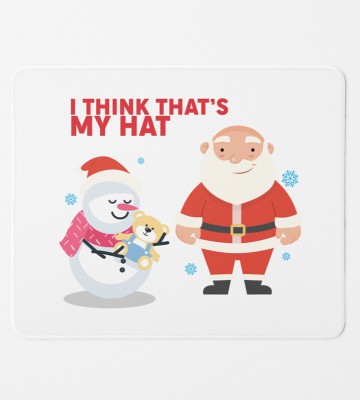 MiTrends Give My Hat Back : Cute Crafted MousePad Gift For Boys Girls Mousepad(White)