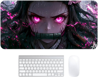 Kuavi Extended Anime Mouse Pad, 279 x 584 mm, Thick Rubber Base(Design-21) Non Slip Base Mousepad(Multicolor)