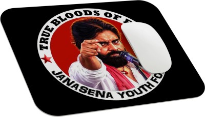 AK REELS Pawan Kalyan Mousepad(Black)