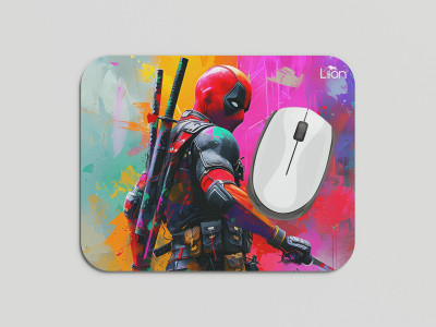 leeon L-MP1-247-deadpool-marvel Non Slip Base Mousepad(Multicolor)
