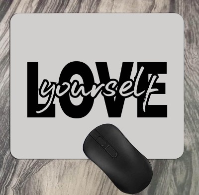 CREATIVE DONS Love Yourself Mousepad(Grey)