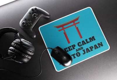Epic Merch Fly To Japan Non Slip Base Mousepad(Multicolor)