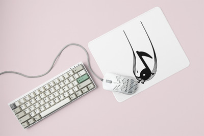 Rushaan Musical notes Printed Mousepads For Music Lovers Mousepad(White)