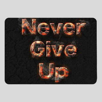 KAALPANIK MP-NeverGiveUP Mousepad(Multicolor)