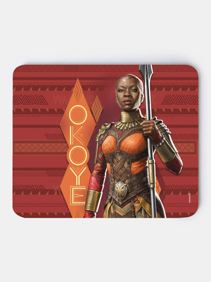 macmerise Wakanda Forever Okoye Pose Non Slip Base Mousepad(Multicolor)