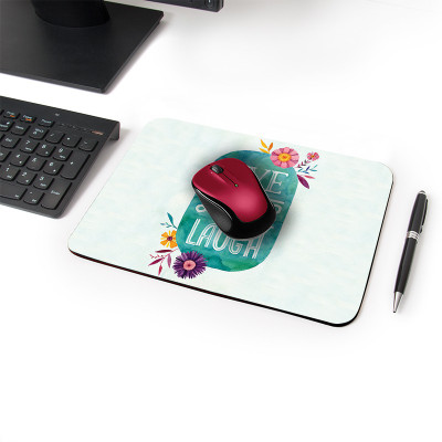 ASHOKAE Amour - Pack of 2 Non Slip Base Mousepad(Black)