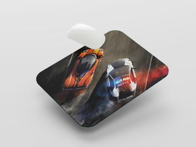 TURTLEWINGS Car Design Small Mousepad Non Slip Base Mousepad(Multocolor)