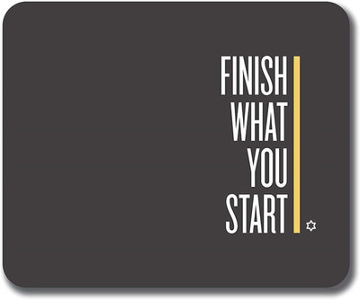 Dia MOUSE PAD, MOTIVATIONAL MOUSE PADE, GOOD VIBE MOUSE PAD, FOR COMPUTER, LAPTOP, Non Slip Base Mousepad(Gray)