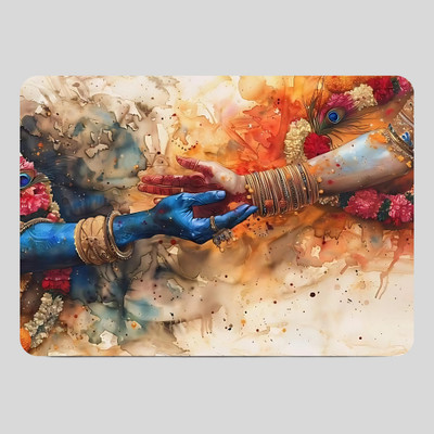 KAALPANIK MP-Krishna-05 Non Slip Base Mousepad(Multicolor)