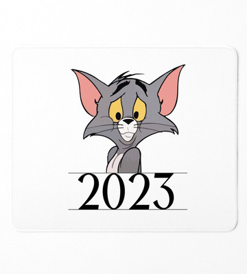 HopOffer 2023 Go Now, Graphics Printed Mousepad On New Year Mousepad(White)