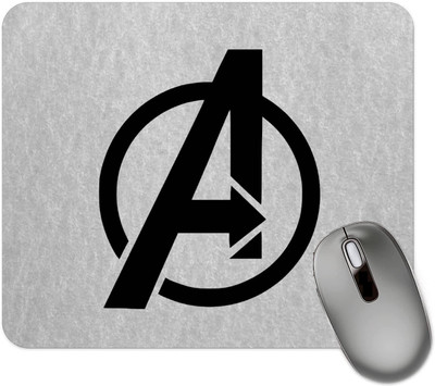 dk printing Special Logo Printed Mouse Pad Non Slip Base Mousepad(Black)