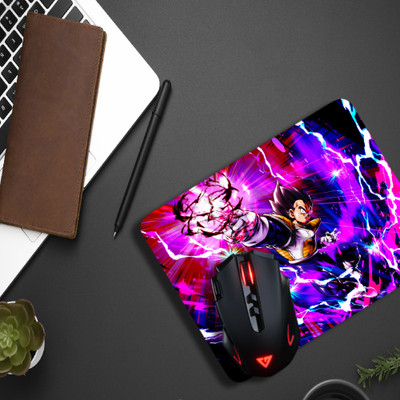 Inkaura Laptop & Desktop Gaming Mousepad Printed Vegeta Anime Non-Slip Base 9×7 inches Non Slip Base Mousepad(Purple)