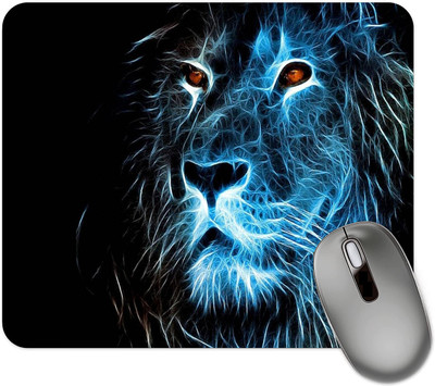 dk printing LION to Roar Printed Mouse Pad Non Slip Base Mousepad(Black)