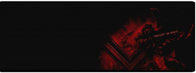 Etake Large Gaming Mouse Pad with Nonslip Base, Waterproof & Foldable Mat for Desktop, Laptop, Mouse, Keyboard ( 70 x 30 cm), Extended Foldable Printed High Quality Mouse Keyboard Pad with Nonslip Base Mousepad(Black)