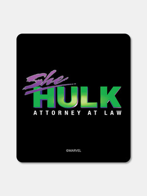 macmerise She Hulk Logo Reveal Non Slip Base Mousepad(Multicolor)