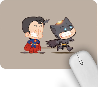 Artich Batman Design Silicon Pad Anti-Skid Non-Slip Rubber Base Laptop Non Slip Base Dual Sided Mousepad(Superman)