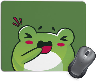 TrendoPrint MP30 Mouse Pad with Anti-Slip Rubber Base & Smooth Mouse Control Non Slip Base Mousepad(Multicolor)