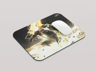 leeon L-MP1-1-235-black-adam-lightning L2 Non Slip Base Mousepad(Multicolor)