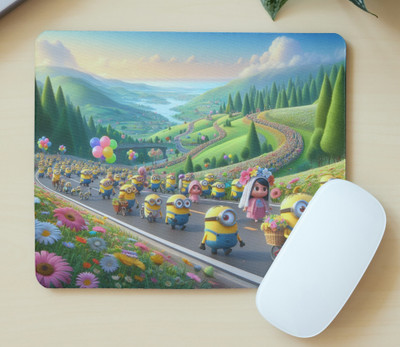 KLEDINGWINKEL minion Non Slip Base Mousepad(Multicolor)