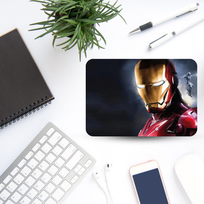 m m a Marvel Avengers Iron man Superhero Printed Rubber Base mouse pad Non Slip Base Mousepad(Black, Red)