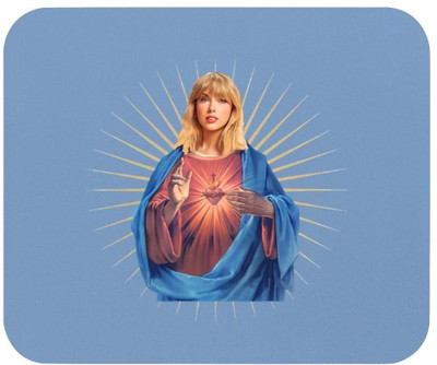 craft maniacs TAYLOR SWIFT SPEAK UP ANTI SLIP RUBBER MOUSEPAD FOR SWIFTIES Non Slip Base Mousepad(Blk)