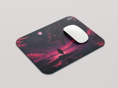 leeon L-MP1-1-176-Dragon L2 Non Slip Base Mousepad(Multicolor)
