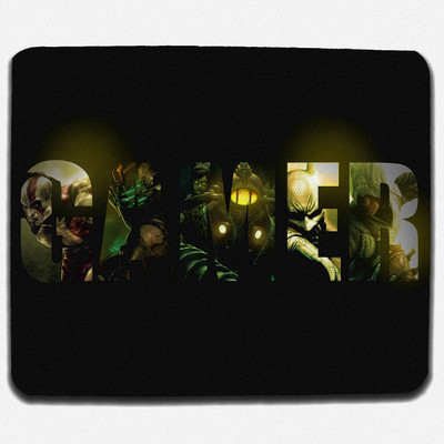 Get Fatang Gamer Non Slip Base Mousepad(Black)