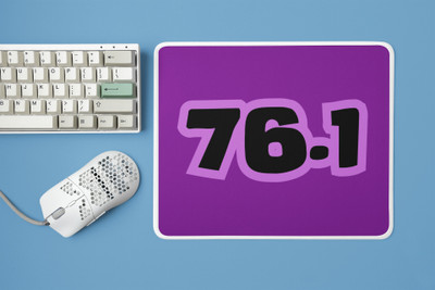 Epic Merch 76.1 Non Slip Base Mousepad(Multicolor)